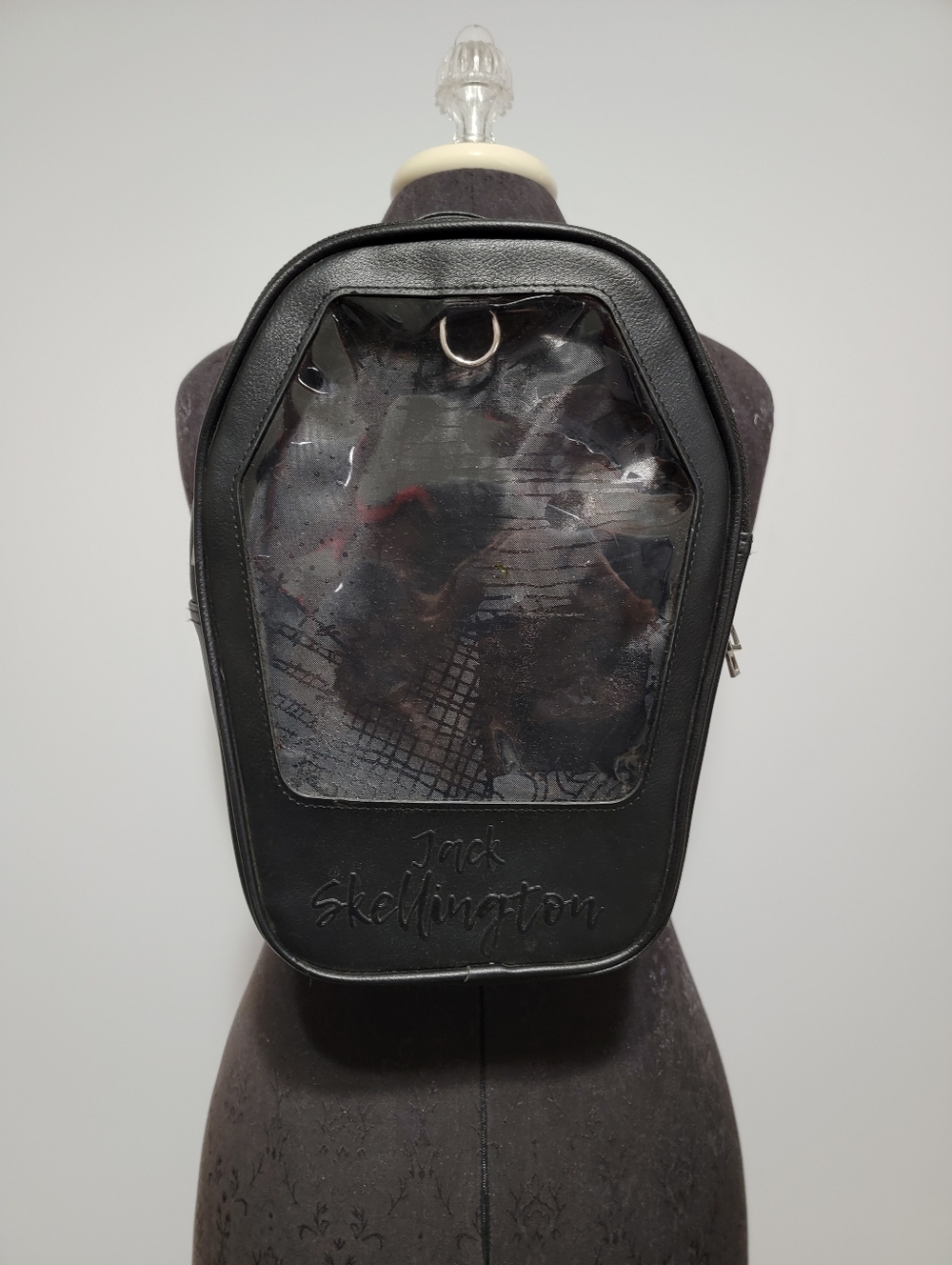 The Nightmare Before Christmas Jack Skellington Coffin Pin Trader Mini Backpack